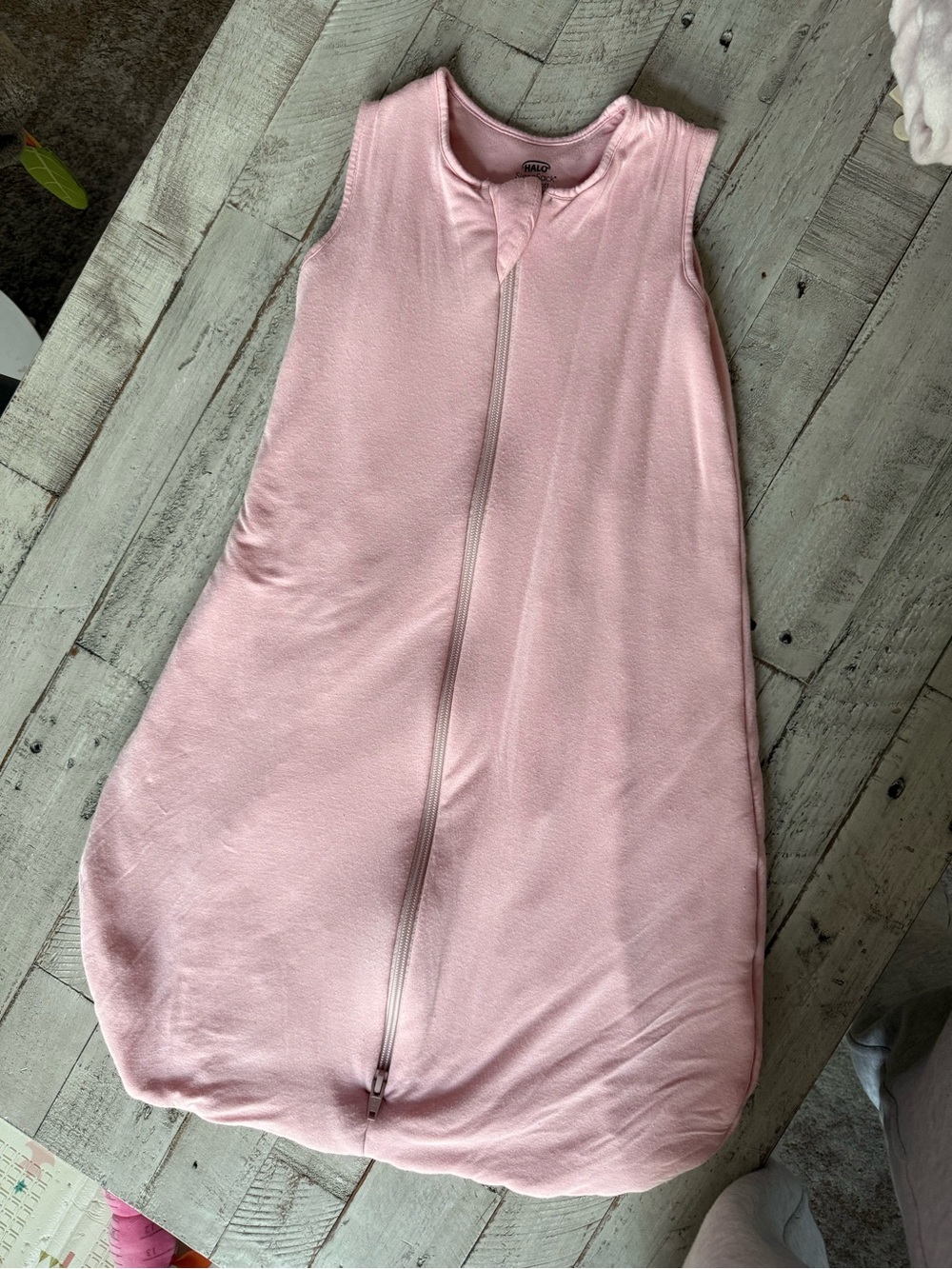 Halo SleepSack SuperSoft Light Pink Baby Wearable Blanket